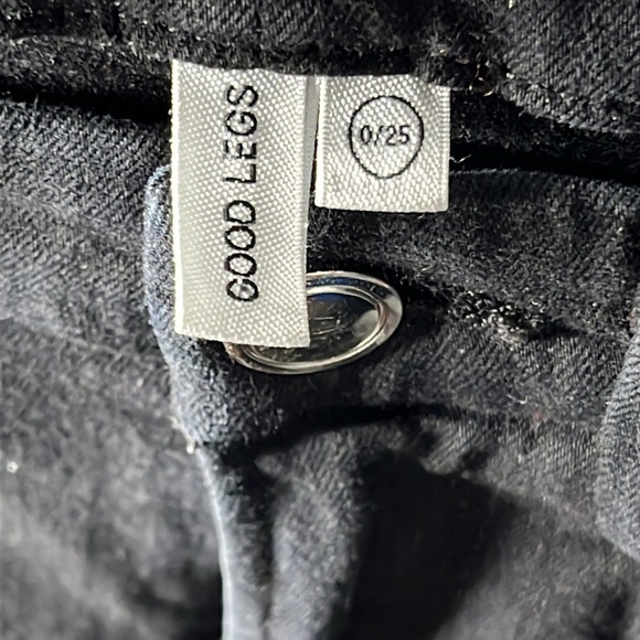 GOOD AMERICAN Good Legs Women’s Black Skinny Leg Jeans Size 0/25 - Picture 5 of 7